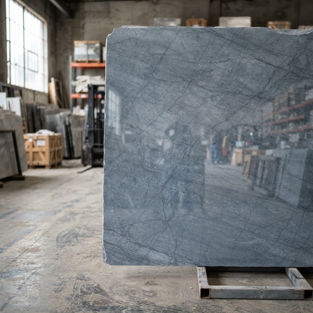 Bardiglio Grey marble slab
