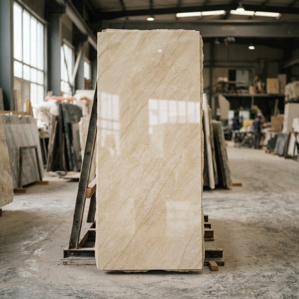 Botticino marble slab