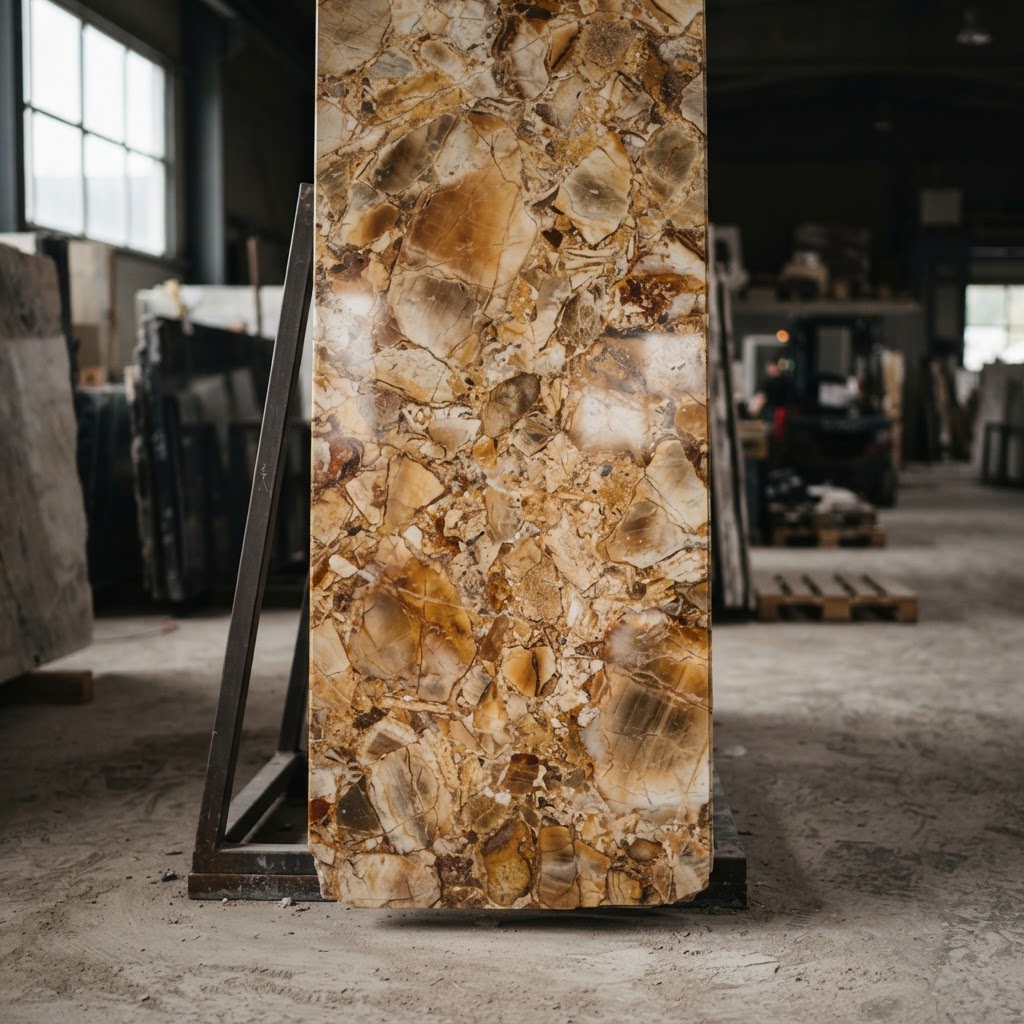 Breccia Oniciata marble slab