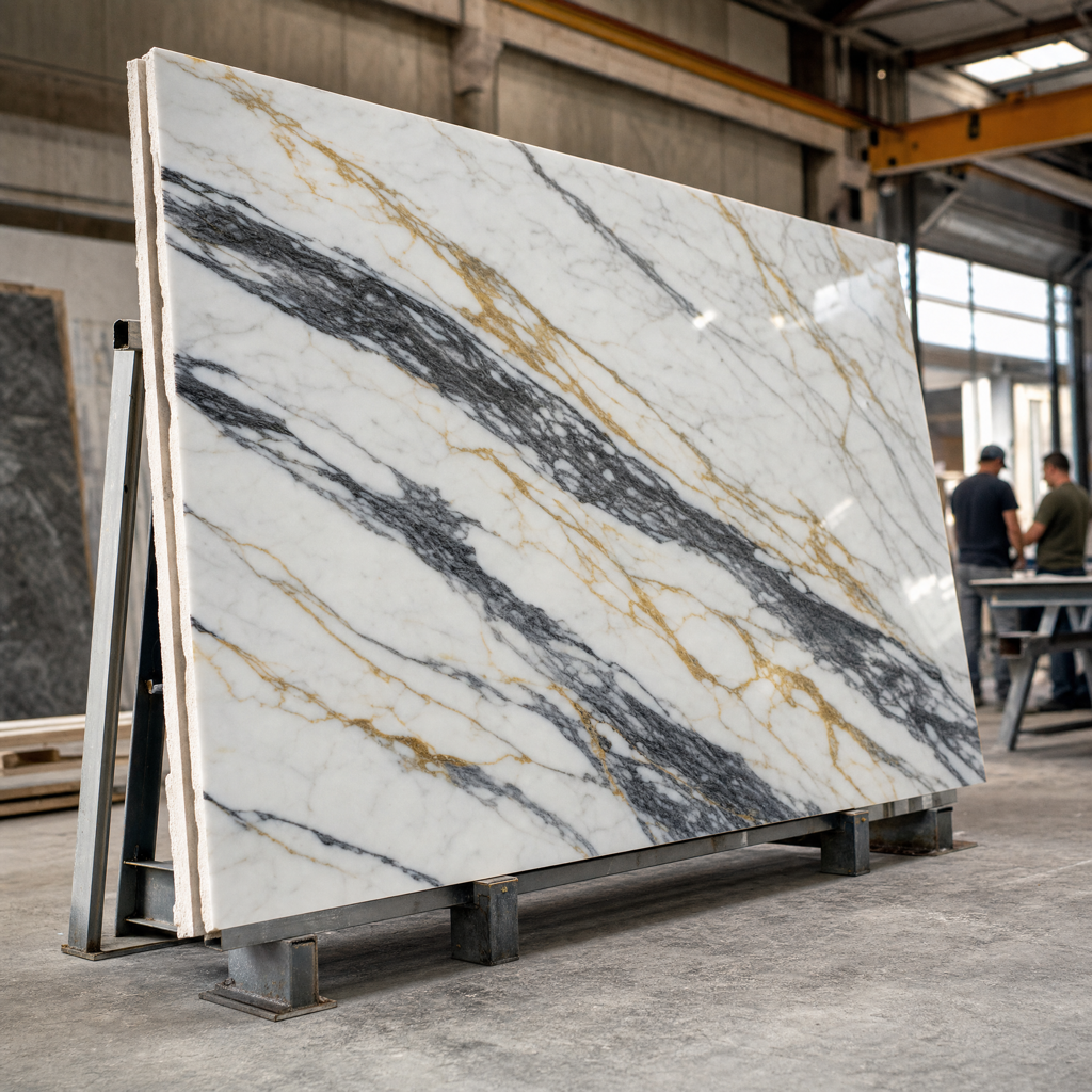 Calacatta Borghini marble slab