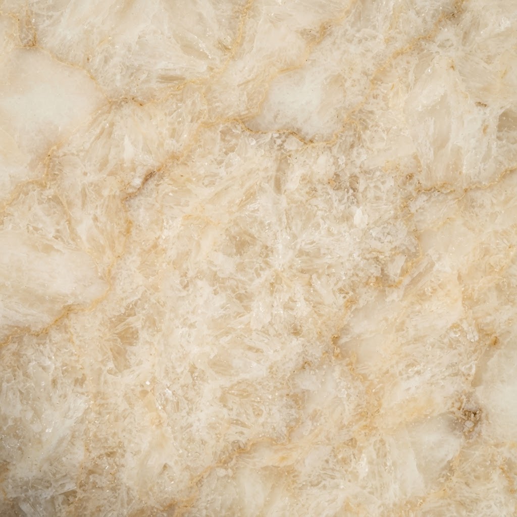 Close macro detail of Crema Marfil marble veining