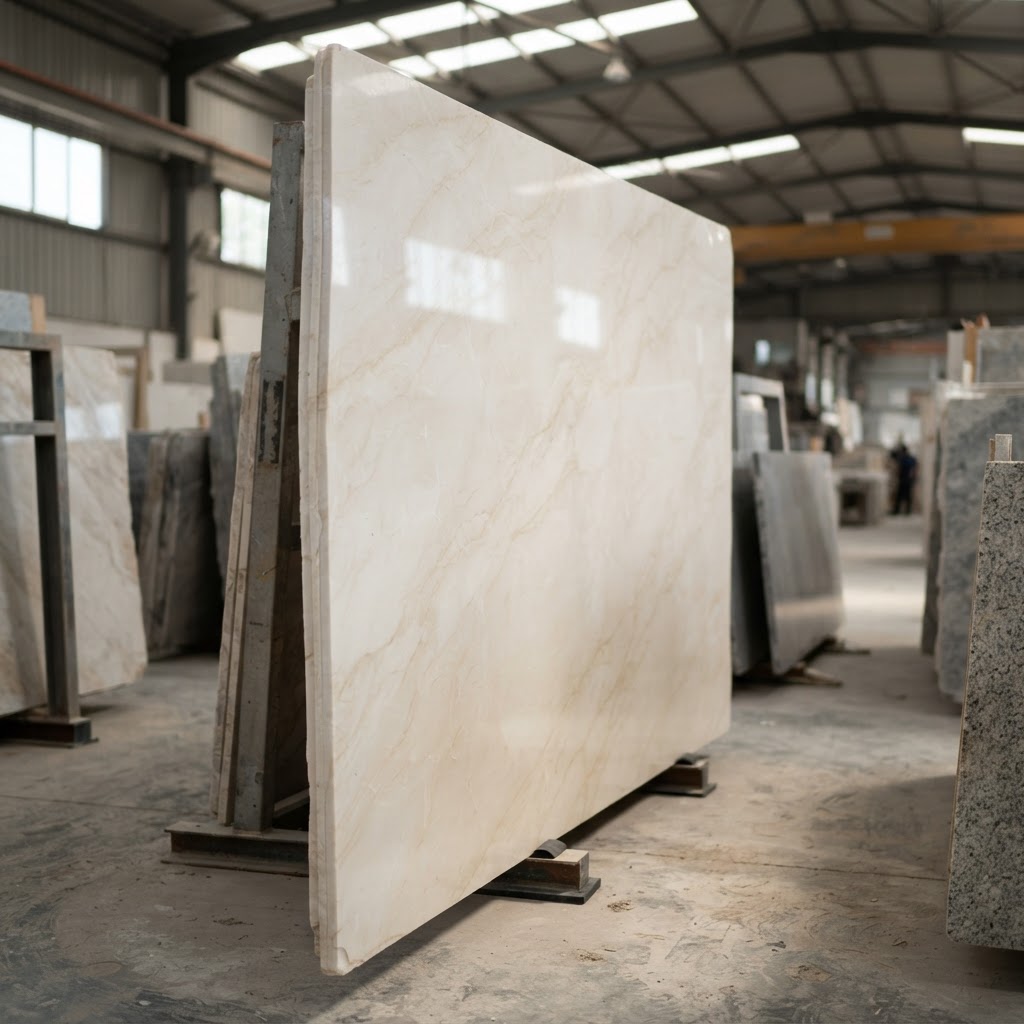 Crema Marfil marble slab