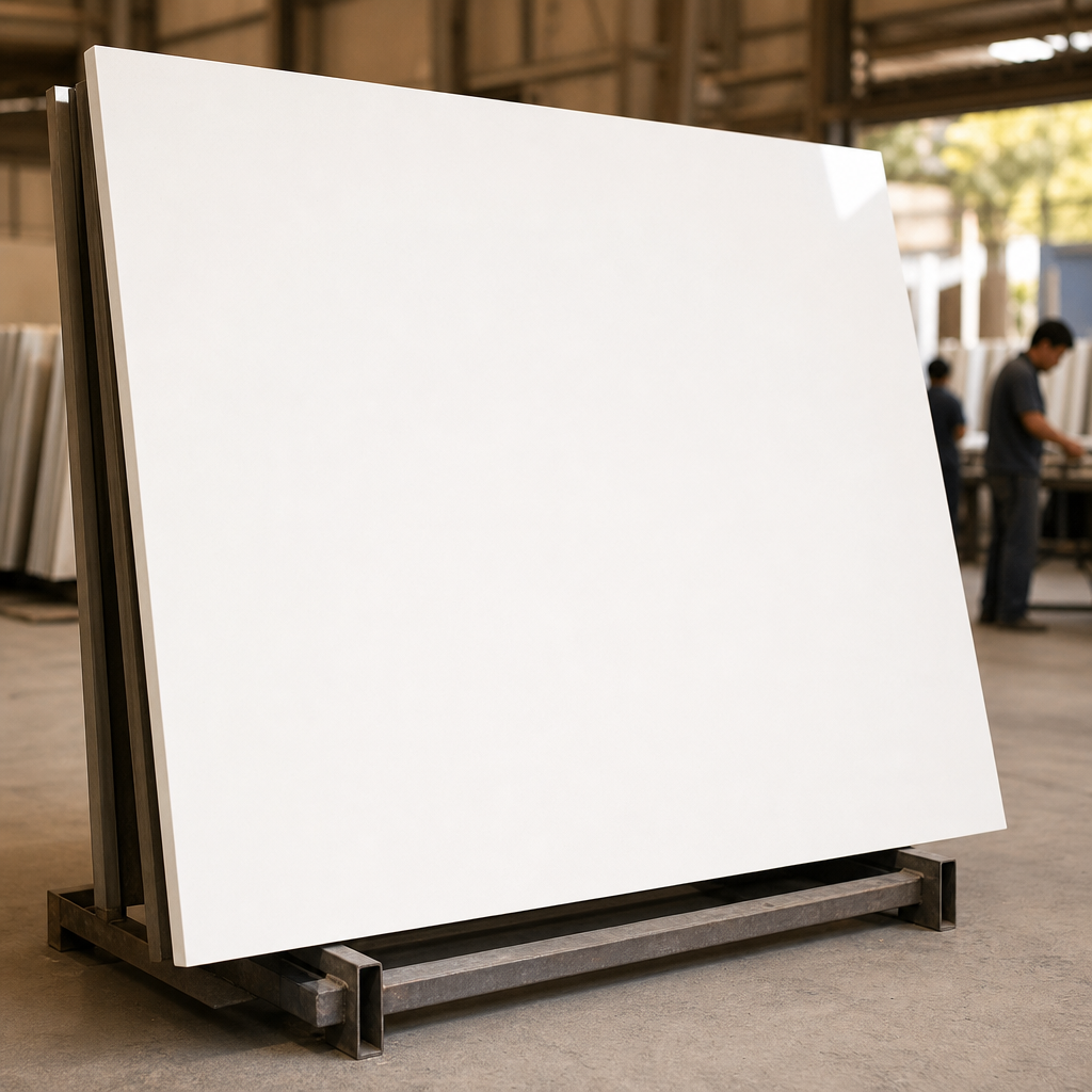 Pure White Quartz quartz slab